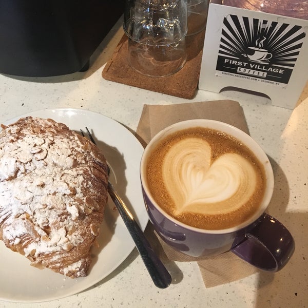 Photo taken at First Village Coffee by Anastasia on 3/14/2019