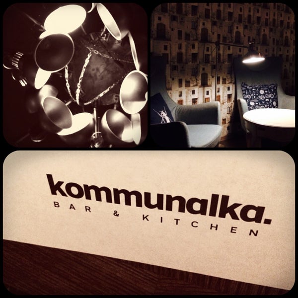 รูปภาพถ่ายที่ Коммуналка / Kommunalka Bar &amp; Kitchen โดย Alenka เมื่อ 1/8/2015