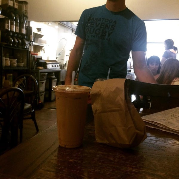 Photo taken at Saratoga Coffee Traders by Regina Renee H. on 7/19/2015