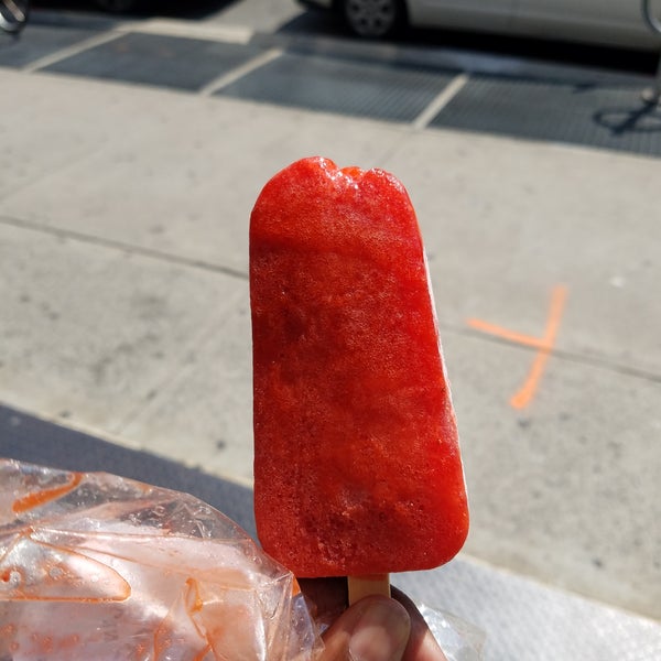 Had a strawberry sorbetto popsicle which was beyond sweet to me but I'm not a fruit person. My sister who loves fruit enjoyed hers. There are a lot of interesting items in this store so I'll be back