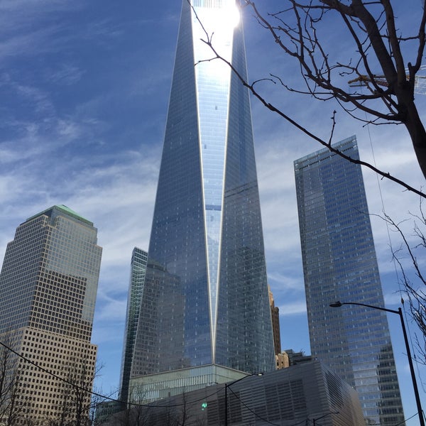 Photo taken at One World Trade Center by Juan O. on 4/18/2015