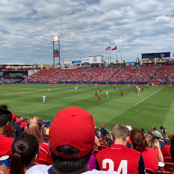 Photo taken at Toyota Stadium by Katie on 4/27/2019