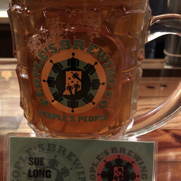 Photo taken at People&#39;s Brewing Company by Sue L. on 11/22/2019