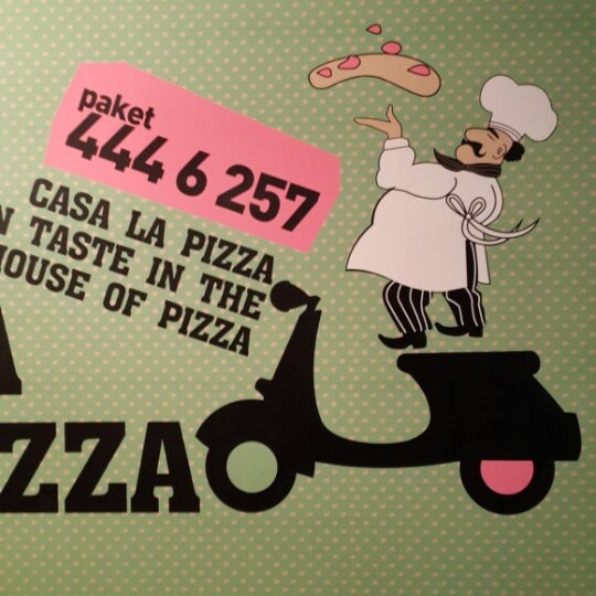Снимок сделан в Casa La Pizza пользователем Emre Y. 12/6/2013