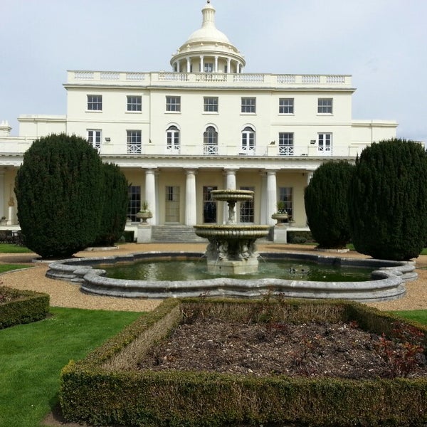 Photo taken at Stoke Park Country Club, Spa &amp; Hotel by Cassandra H. on 4/28/2013