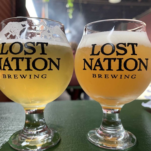 Photo taken at Lost Nation Brewing by seann l. on 10/1/2021