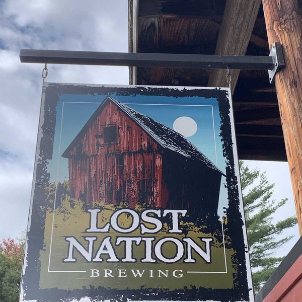 Photo taken at Lost Nation Brewing by seann l. on 10/1/2021
