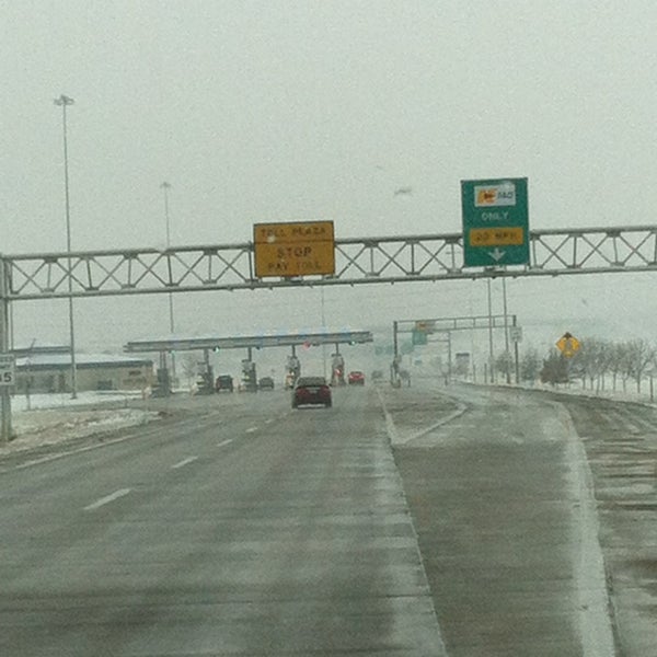 Kansas Turnpike Western Terminus Toll Plaza in Topeka