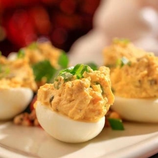 Get here early to try the spicy deviled eggs made each day in limited quantities.