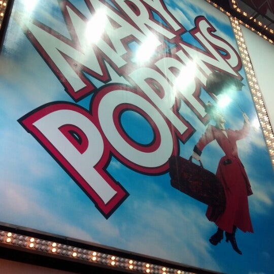 Photo taken at Disney&#39;s MARY POPPINS at the New Amsterdam Theatre by Pamela W. on 1/20/2013