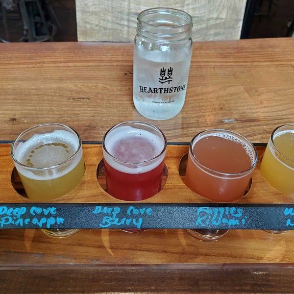 Photo taken at Hearthstone Brewery by kowboy on 8/21/2021
