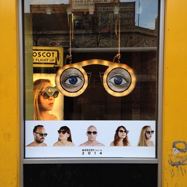 Photo taken at Moscot by Melody H. on 3/20/2014