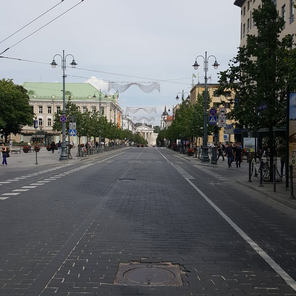 Photo taken at Gediminas Avenue by Valentyn P. on 6/18/2017