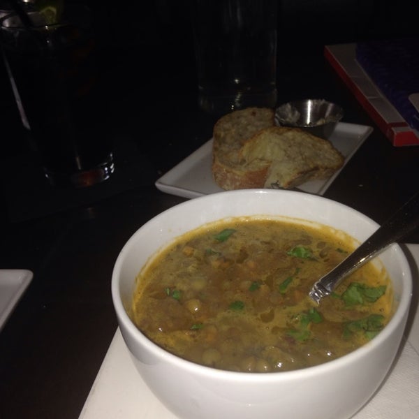 Lentils  soup is a good spicy experience