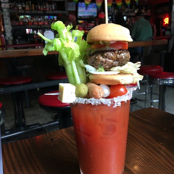 Bloody Mary with a slider