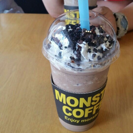 Monster coffee. Monster coffee