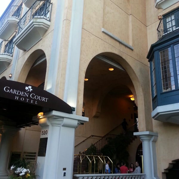 Photo taken at Garden Court Hotel by Meg S. on 6/27/2013