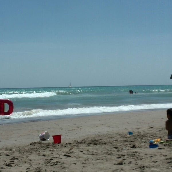 Photo taken at Playa de Almarda by Paloma M. on 7/19/2014