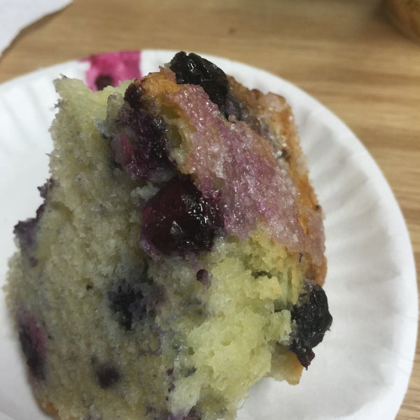 That is one hell of a blueberry muffin. It was so good I ate the half I was supposed to bring back to my sister; I need to buy another one