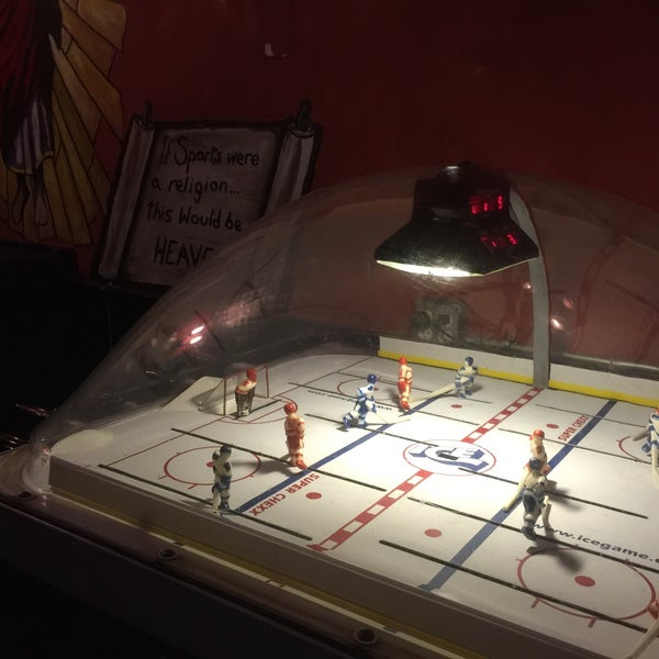 mini-hockey pro tip: go for the goal every swing you take. Place friendly bets.
