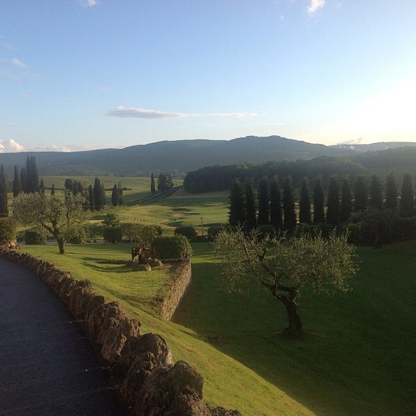 Photo taken at La Bagnaia Golf &amp; Spa Resort Siena, Curio Collection by Hilton by Jacopo P. on 5/17/2013