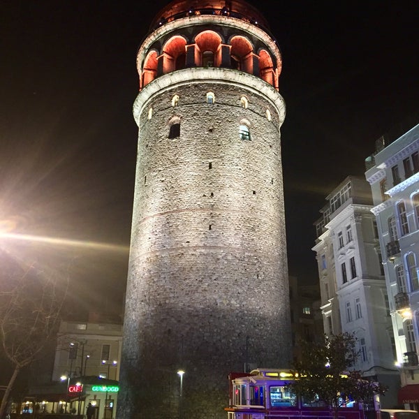 Photo taken at Galata Tower by Harun Reşit E. on 3/14/2016