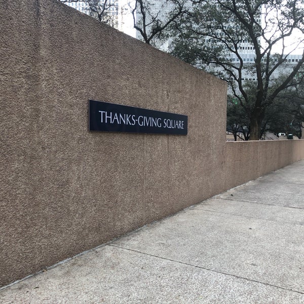 Photo taken at Thanks-Giving Square by Mark B. on 2/5/2018