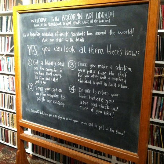 Photo taken at Brooklyn Art Library by Megan D. on 11/18/2012