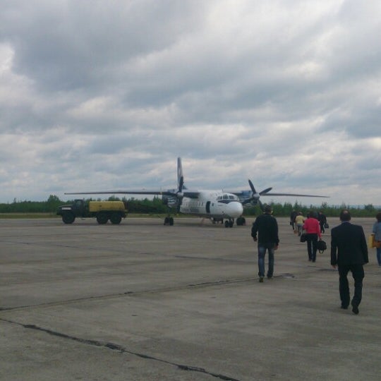 Photo taken at Chulman Airport (NER) by Алексей Г. on 6/27/2014