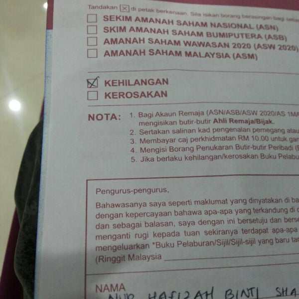 Amanah Saham Nasional Berhad Seremban Seremban Negeri Sembilan