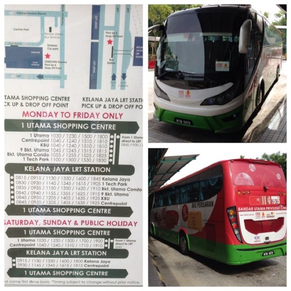 Photos At One Utama Bus Stop Petaling Jaya Selangor