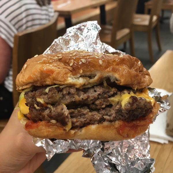 Photo taken at Five Guys by Reshma S. on 8/4/2017