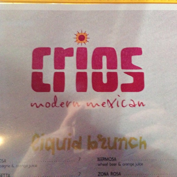 Das Foto wurde bei Crios Modern Mexican von Jay C. am 12/30/2012 aufgenommen