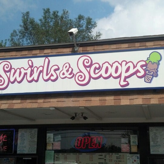 Photo taken at Swirls &amp; Scoops by Nick A. on 8/27/2013