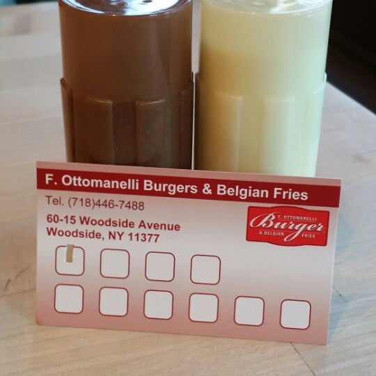 Photo taken at F. Ottomanelli Burgers and Belgian Fries by Raul A. on 4/25/2014