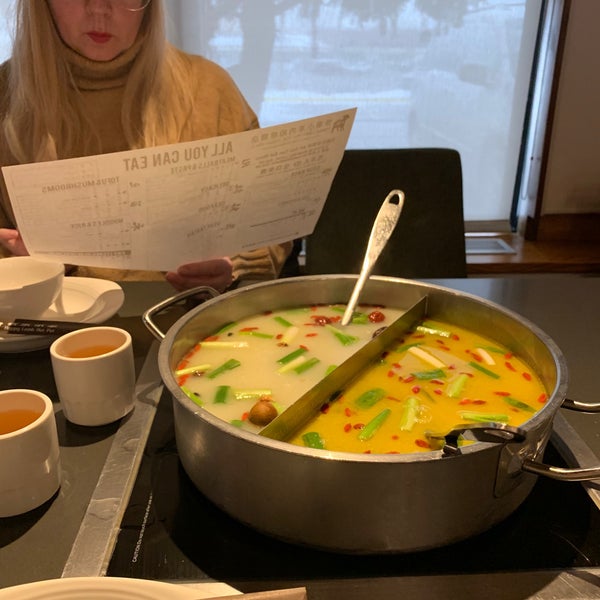 Photo taken at Happy Lamb Hot Pot 快乐小羊 by Tom N. on 2/9/2020