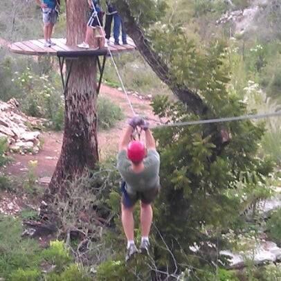 Photo taken at Cypress Valley Canopy Tours by Susy M. on 10/13/2012