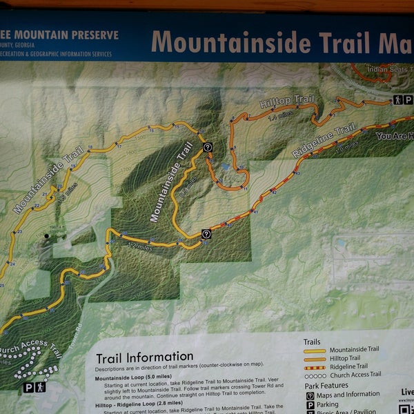 Sawnee Mountain Trail Map Photos At Sawnee Mountain Preserve - 2500 Bettis Tribble Gap Road