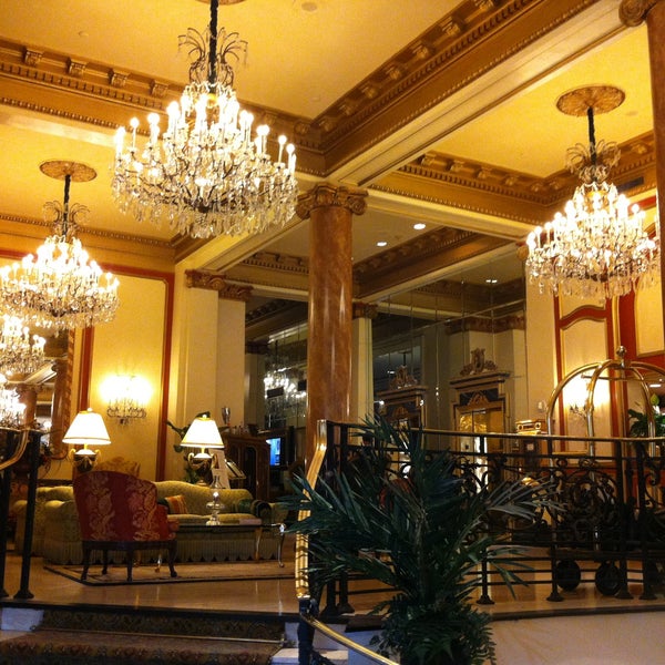 Photo taken at Le Pavillon Hotel by Allan D. on 4/16/2013