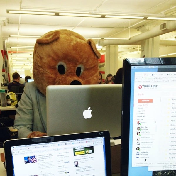 Photo taken at Thrillist HQ by Mike B. on 6/13/2014
