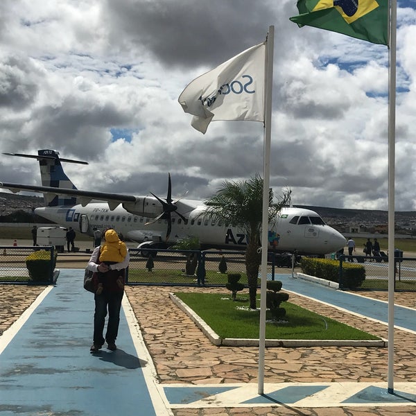 Photo taken at Aeroporto de Vitória da Conquista / Pedro Otacílio Figueiredo (VDC) by LPD J. on 7/26/2018