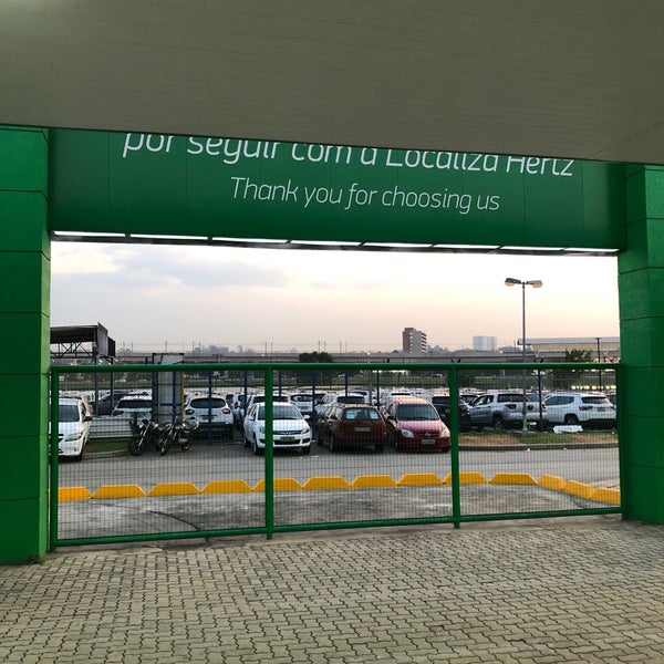 Localiza Hertz Rental Car Location in Guarulhos