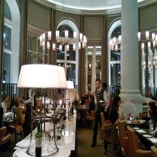 Superb cuisine in elegant surroundings within the Corinthia Hotel. 3 courses with champagne menus usually available for £28, representing outstanding value.