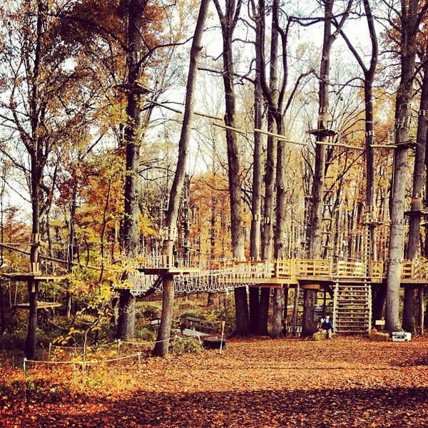 Photo taken at The Adventure Park at Sandy Spring by Rob H. on 10/27/2012