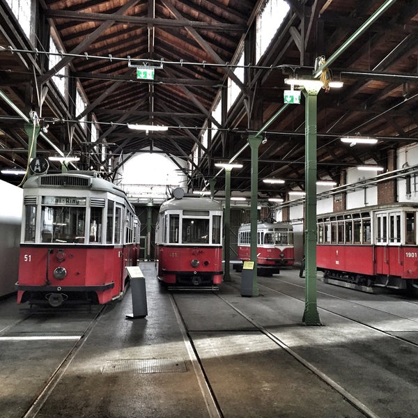 Foto tirada no(a) Remise – Verkehrsmuseum der Wiener Linien por Valeriia. em 1/3/2015