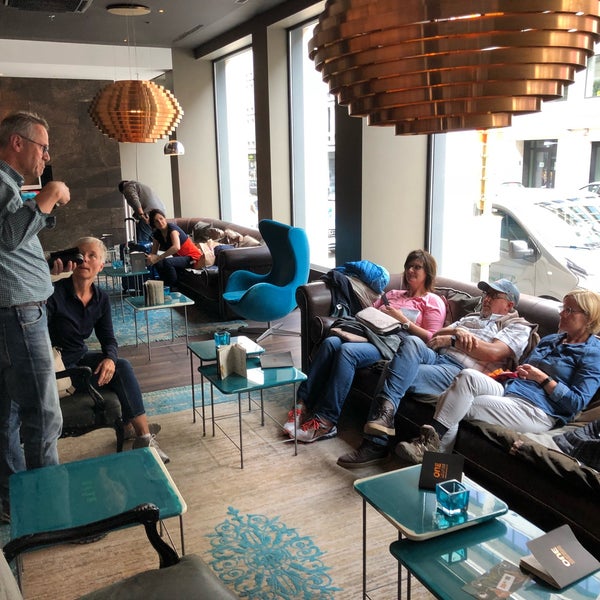 Photo taken at Motel One Brussels by Michael S. on 6/23/2018