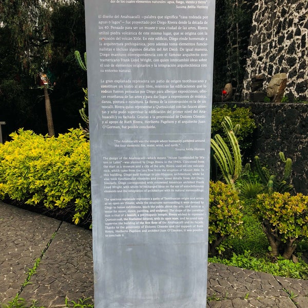 Photo prise au Museo Diego Rivera-Anahuacalli par Vicky J. le8/8/2021