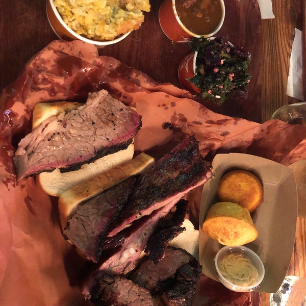 Photo taken at Hill Country Barbecue Market by Tracy I. on 7/7/2018
