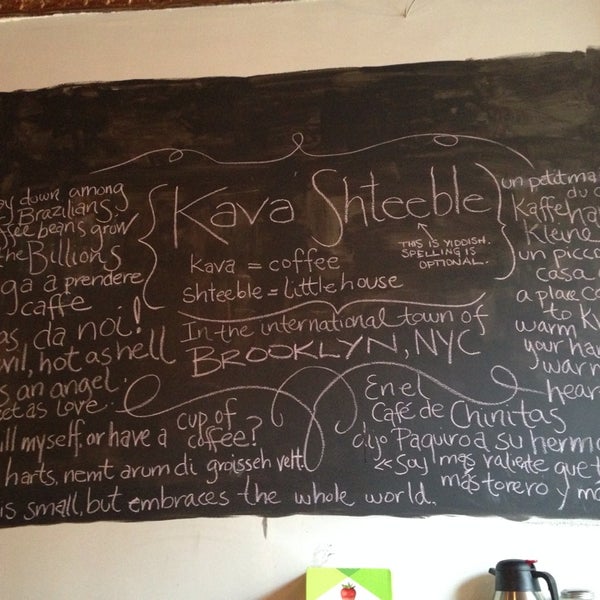 Photo taken at Kava Shteeble by Geoffrey A. on 5/22/2014