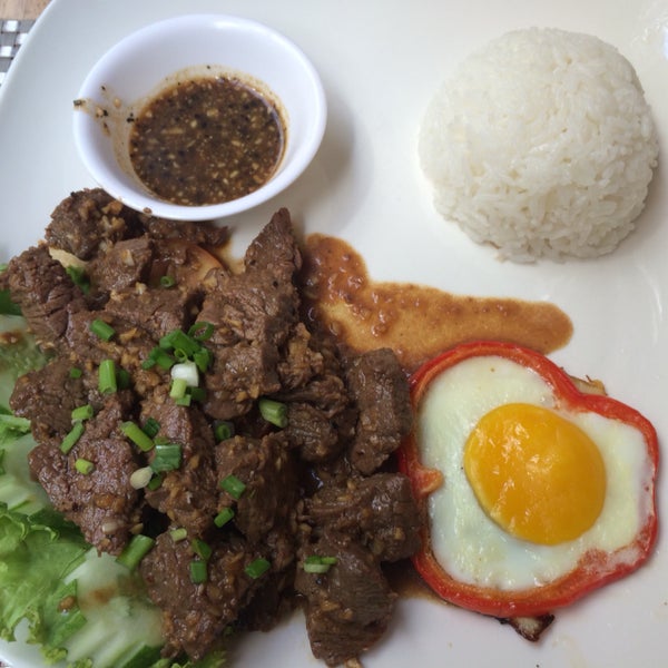 Exclusively for foreigners due to the (comparatively) high prices, but amazing flavors. The beef lok lak here is the best dish I've had in recent memory.
